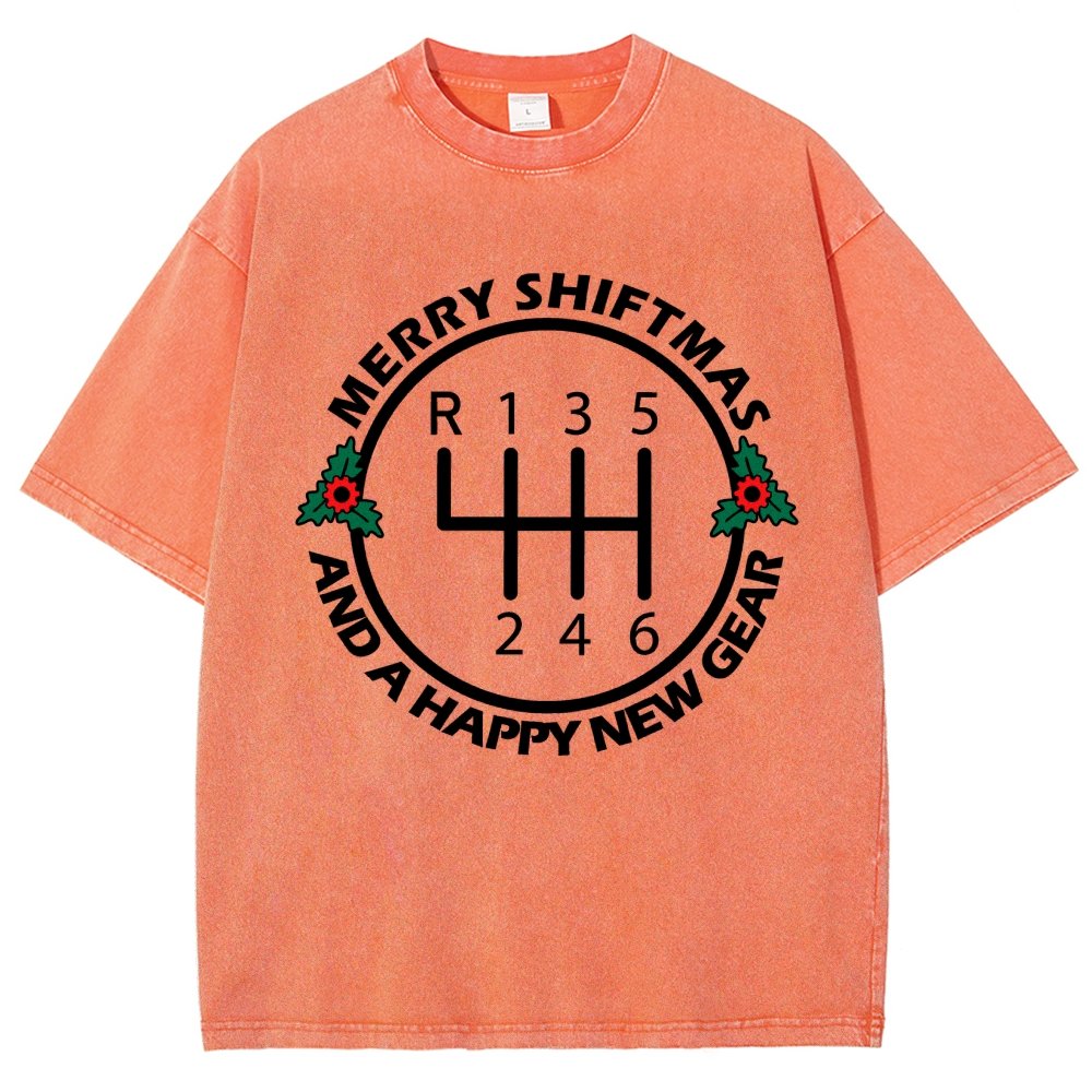 Merry Shiftmas And A Happy New Gear Vintage Distressed T-shirt