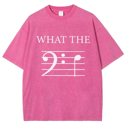 What The F (Bass) Vintage Distressed T-shirt