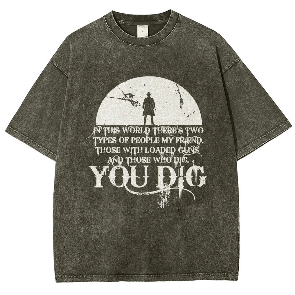 In This World There's Two Kinds Of People Vintage Distressed T-shirt