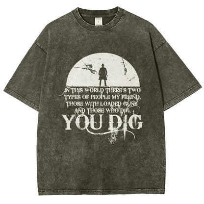 In This World There's Two Kinds Of People Vintage Distressed T-shirt