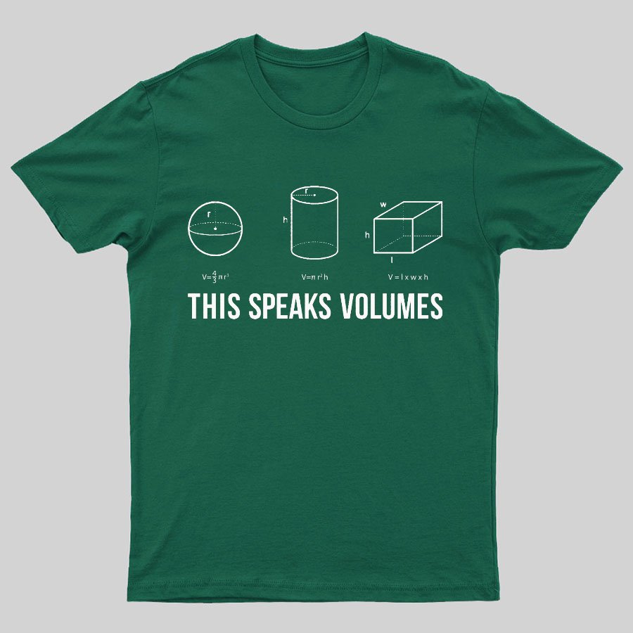 This Speaks Volumes Geeky T-Shirt