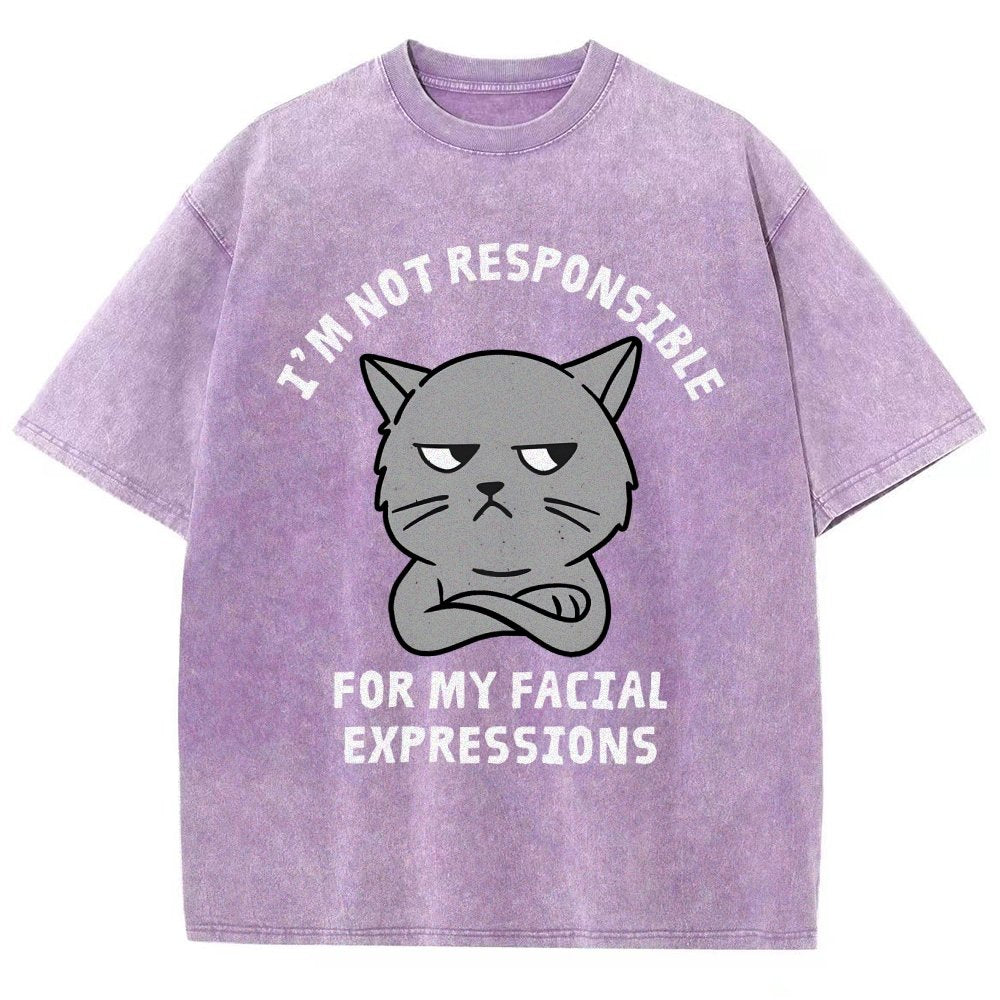My Facial Expressions Vintage Distressed T-shirt