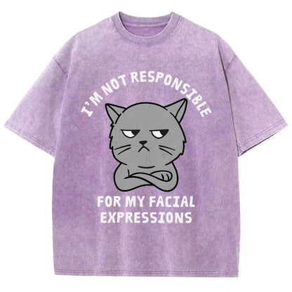 My Facial Expressions Vintage Distressed T-shirt