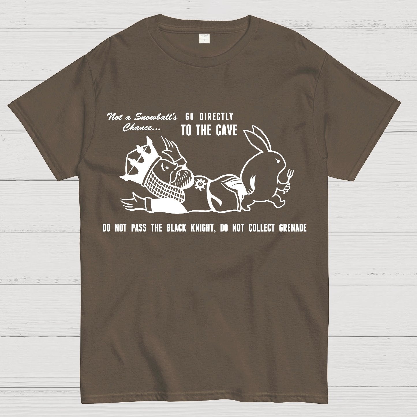 Go To The Cave Do Not Laugh Geek T-Shirt