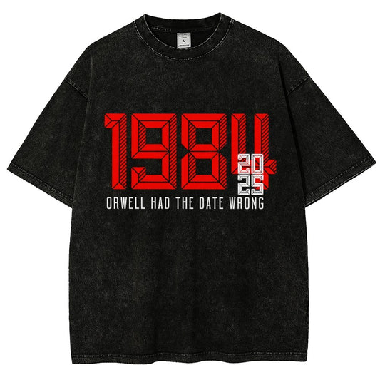Orwell Got It Wrong Vintage Distressed T-shirt