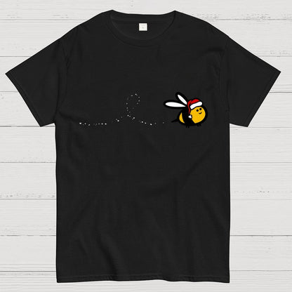 Minimal Christmas Bee Geek T-Shirt