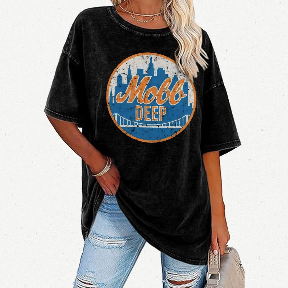 Queens New York Vintage Vintage Distressed T-shirt