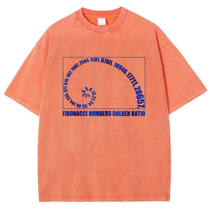 Fibonacci Numbers, Golden Ratio Vintage Distressed T-shirt
