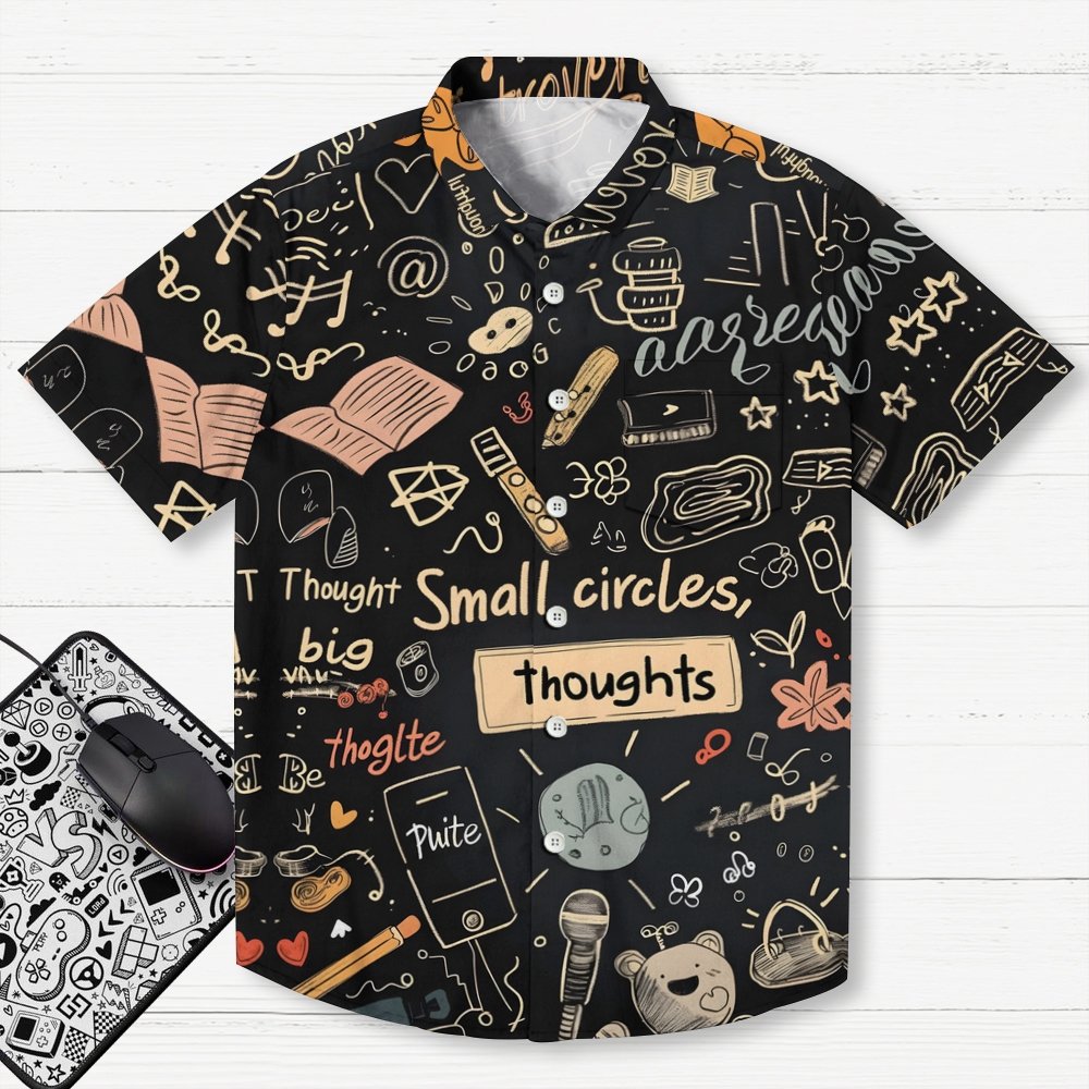 Math Doodles Geek Hawaiian Shirt