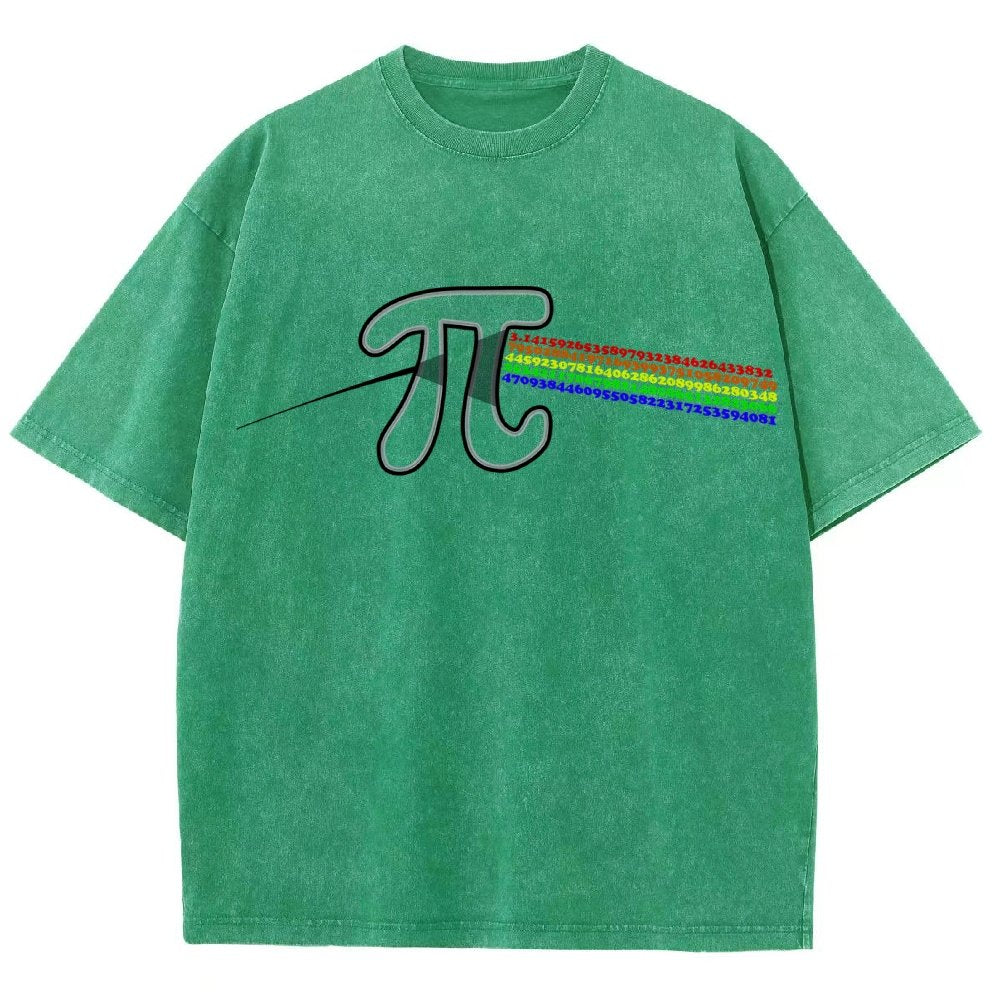 Pi Flow Vintage Distressed T-shirt