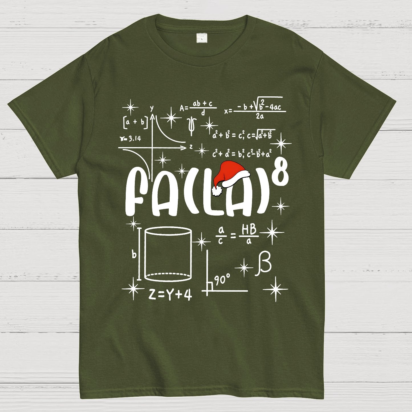 Christmas Math Fa La La Geek T-Shirt