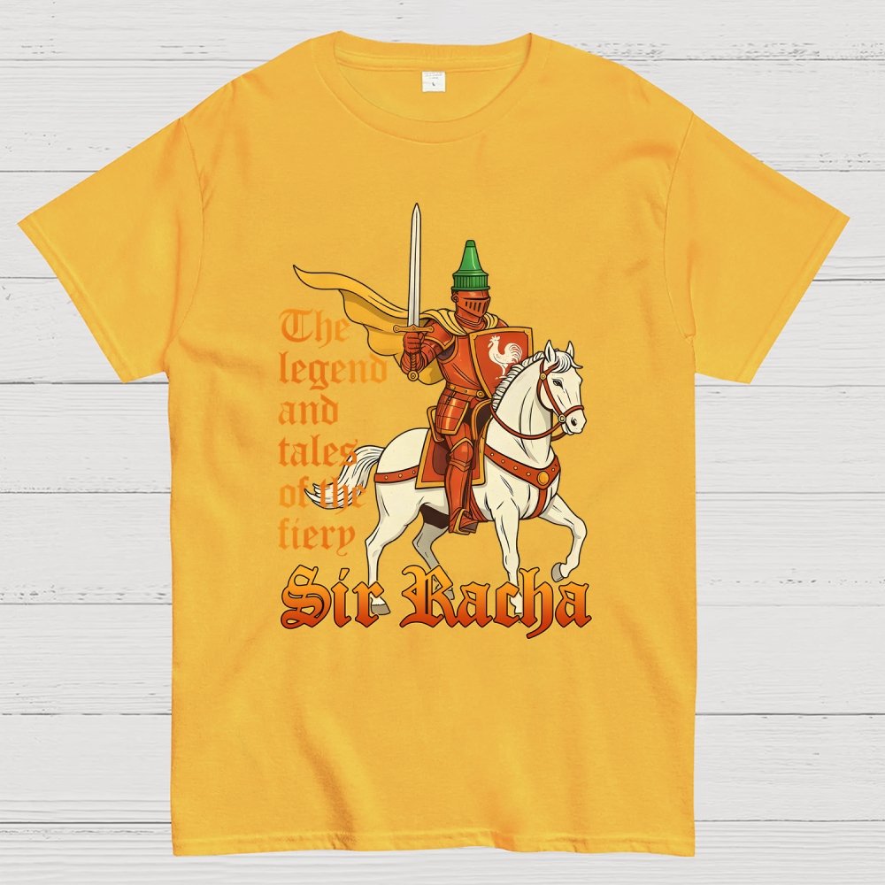 Sir Racha Art Print Geek T-Shirt