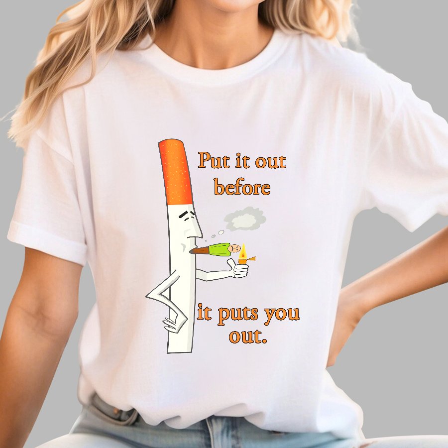 Put It Out Before It Puts You Out Geeky T-Shirt