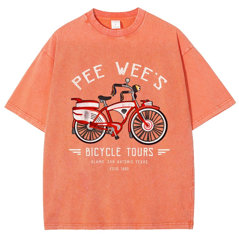 Buddy's Bicycle Tours Vintage Distressed T-shirt