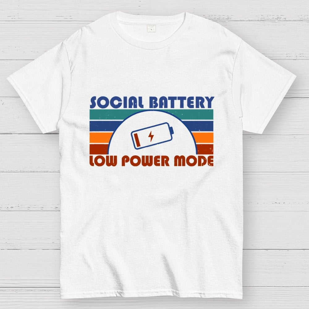Low Social Battery Geek T-Shirt