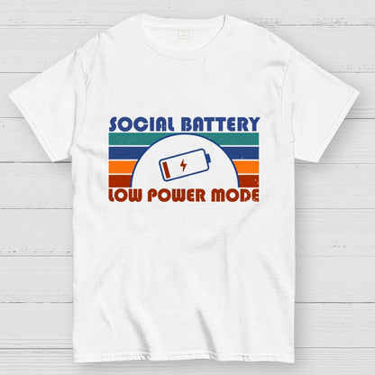 Low Social Battery Geek T-Shirt