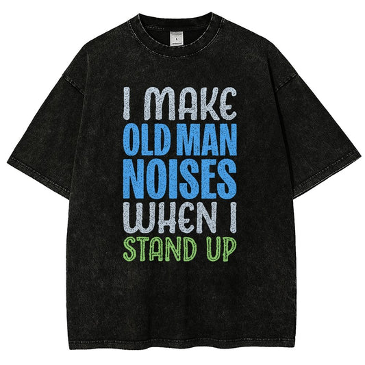 Old Man Noises Vintage Distressed T-shirt