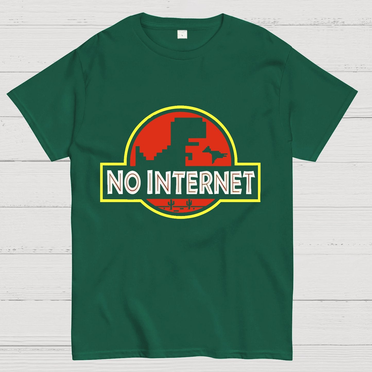 No Internet！ Geeky T-Shirt