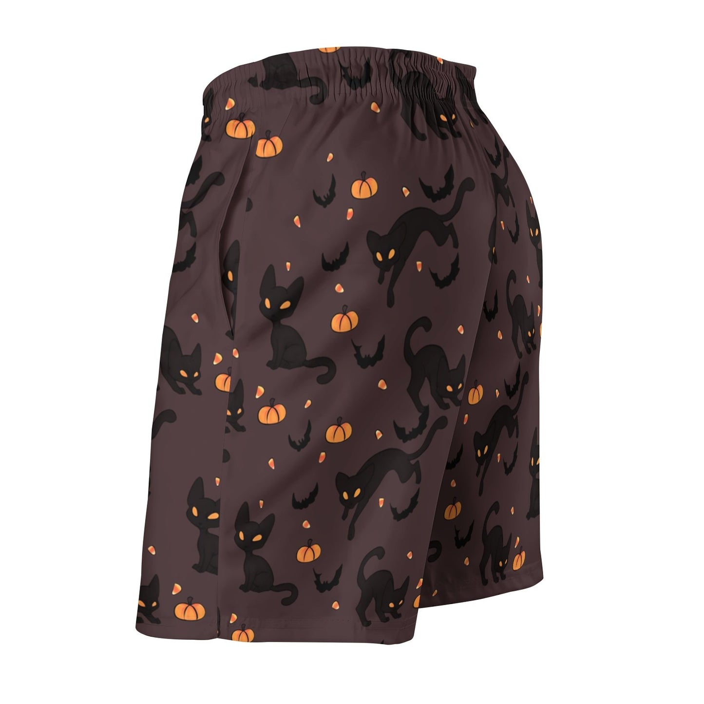 Black Cat Halloween Geek Shorts
