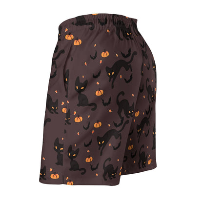 Black Cat Halloween Geek Shorts