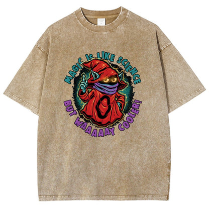Magic Is Like Science Vintage Distressed T-shirt