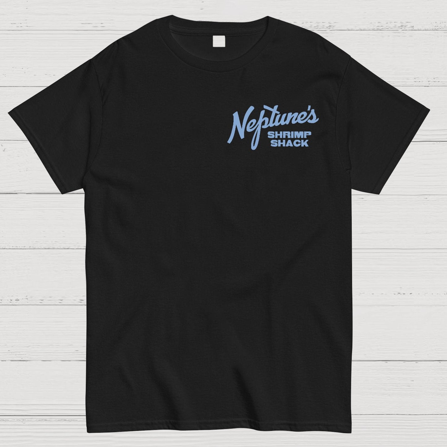Neptune's Shrimp Shack Front And Back Printing Geek T-Shirt