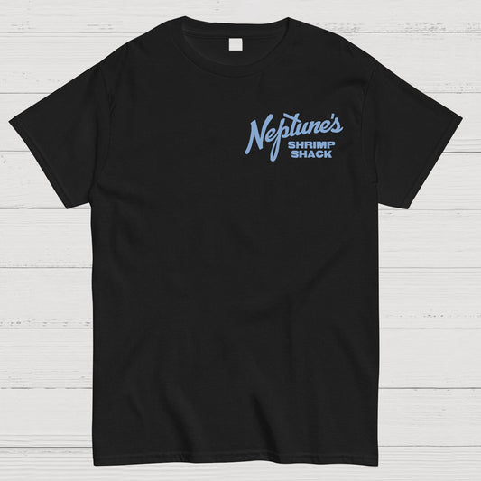 Neptune's Shrimp Shack Front And Back Printing Geek T-Shirt