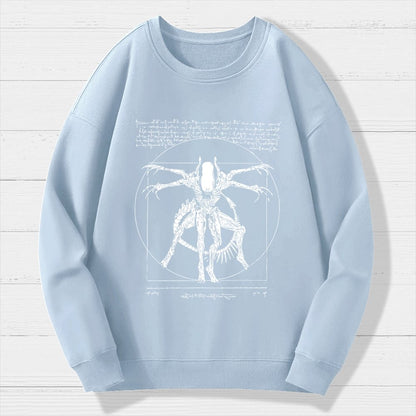 Mystery Creature Geek Cotton Sweatshirt
