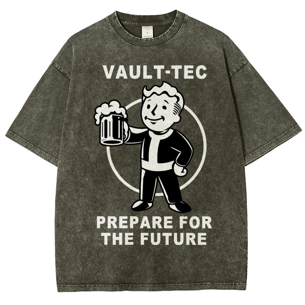prepare for the future Vintage Distressed T-shirt