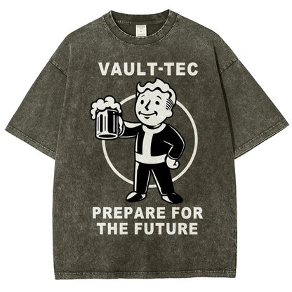 prepare for the future Vintage Distressed T-shirt