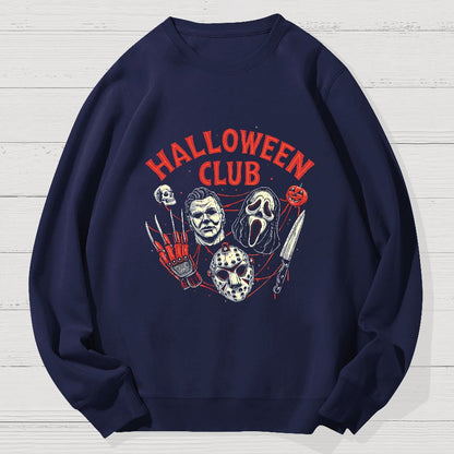 Halloween Club Geek Cotton Sweatshirt