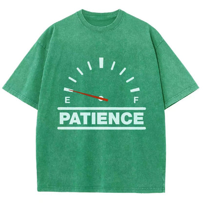 Funny Patience Vintage Distressed T-shirt