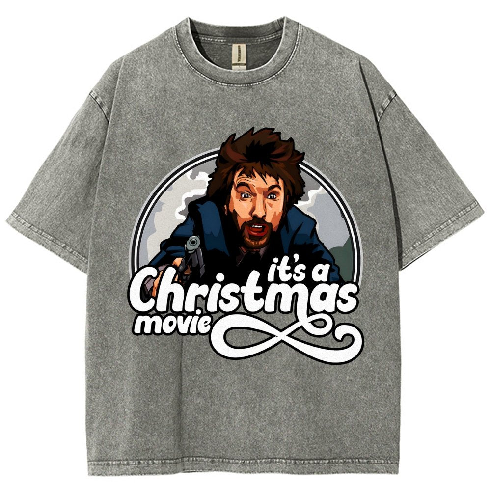 It‘s A Christmas Movie Vintage Distressed T-shirt