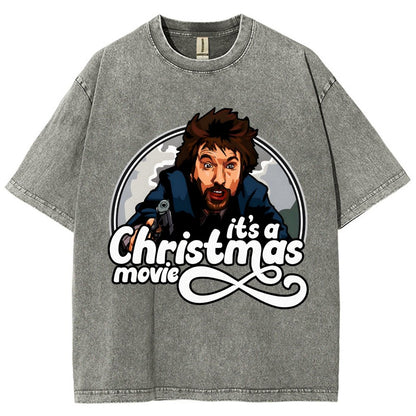 It‘s A Christmas Movie Vintage Distressed T-shirt