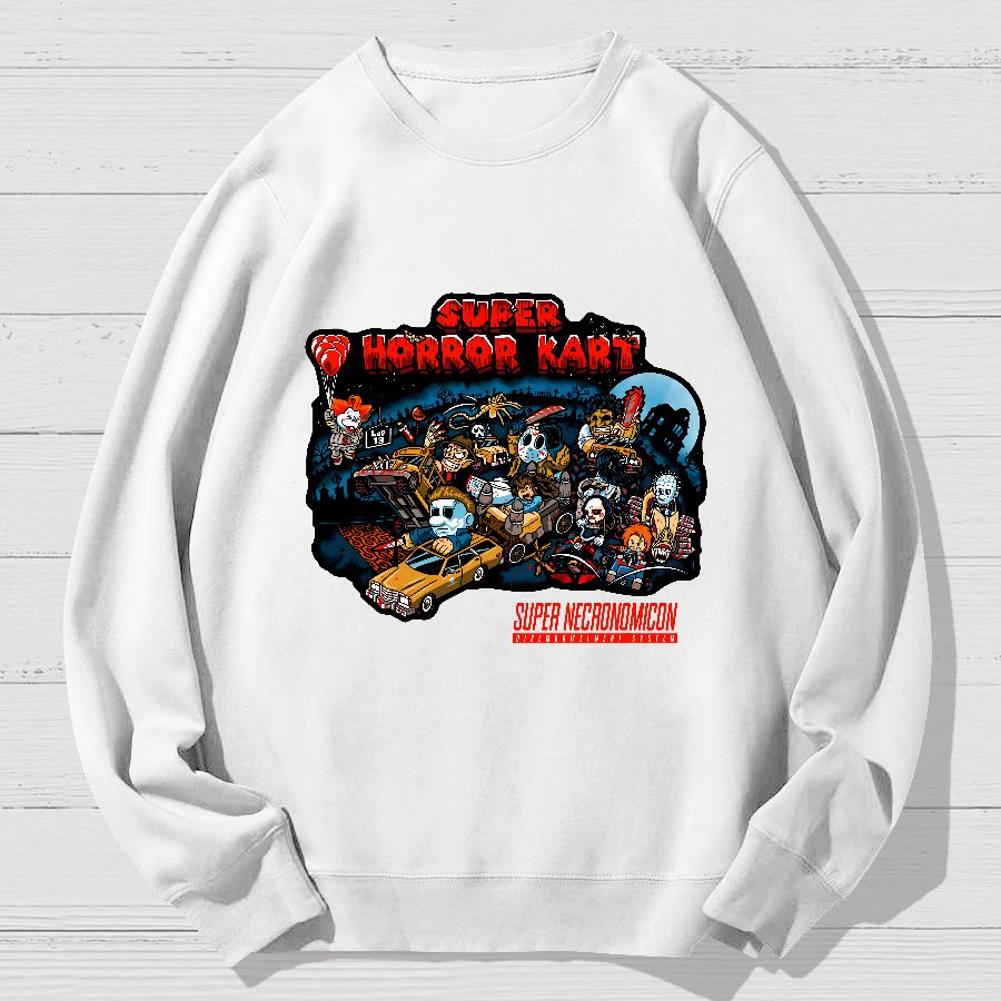 Super Horror Kart Geek Cotton Sweatshirt