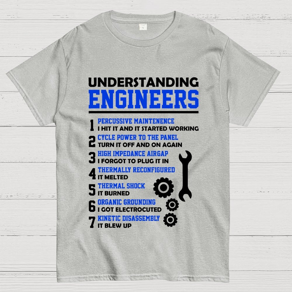 Understanding Engineers Sarcastic Geek T-Shirt