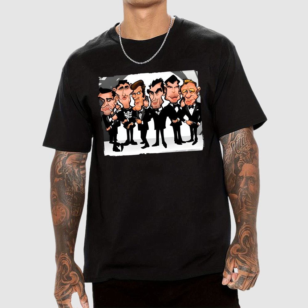 Six Faces One Spy Geek T-Shirt