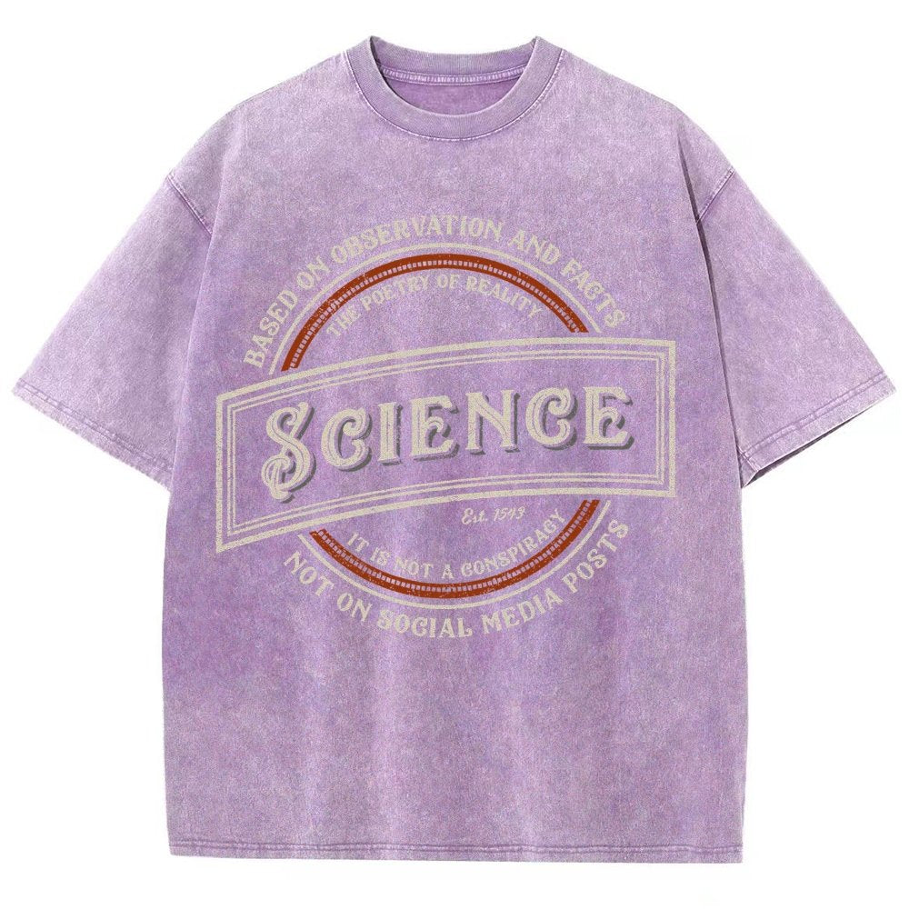 Old-Timey Science Vintage Distressed T-shirt