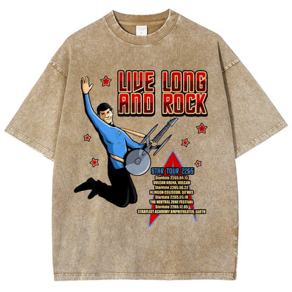 Live Long and Roll Vintage Distressed T-shirt