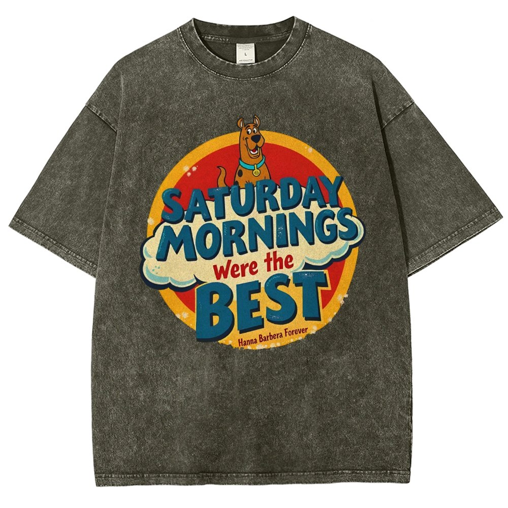 80s Saturday Morning Vintage Distressed T-shirt