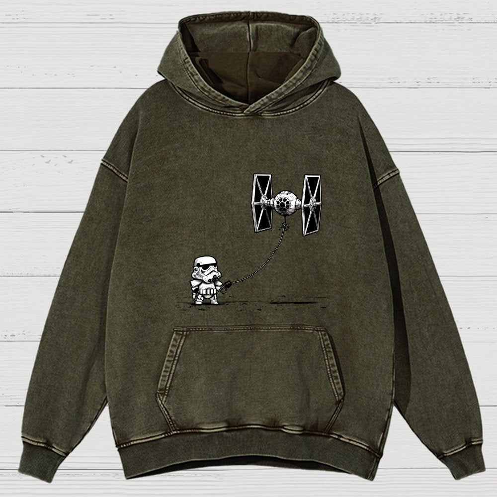 Flying The Realm Group's Kite Vintage Distressed Hoodie