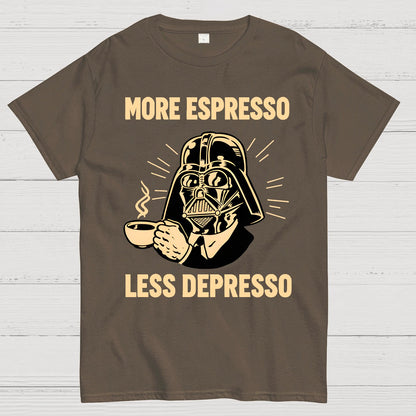 More Espresso Less Depresso Geek T-Shirt