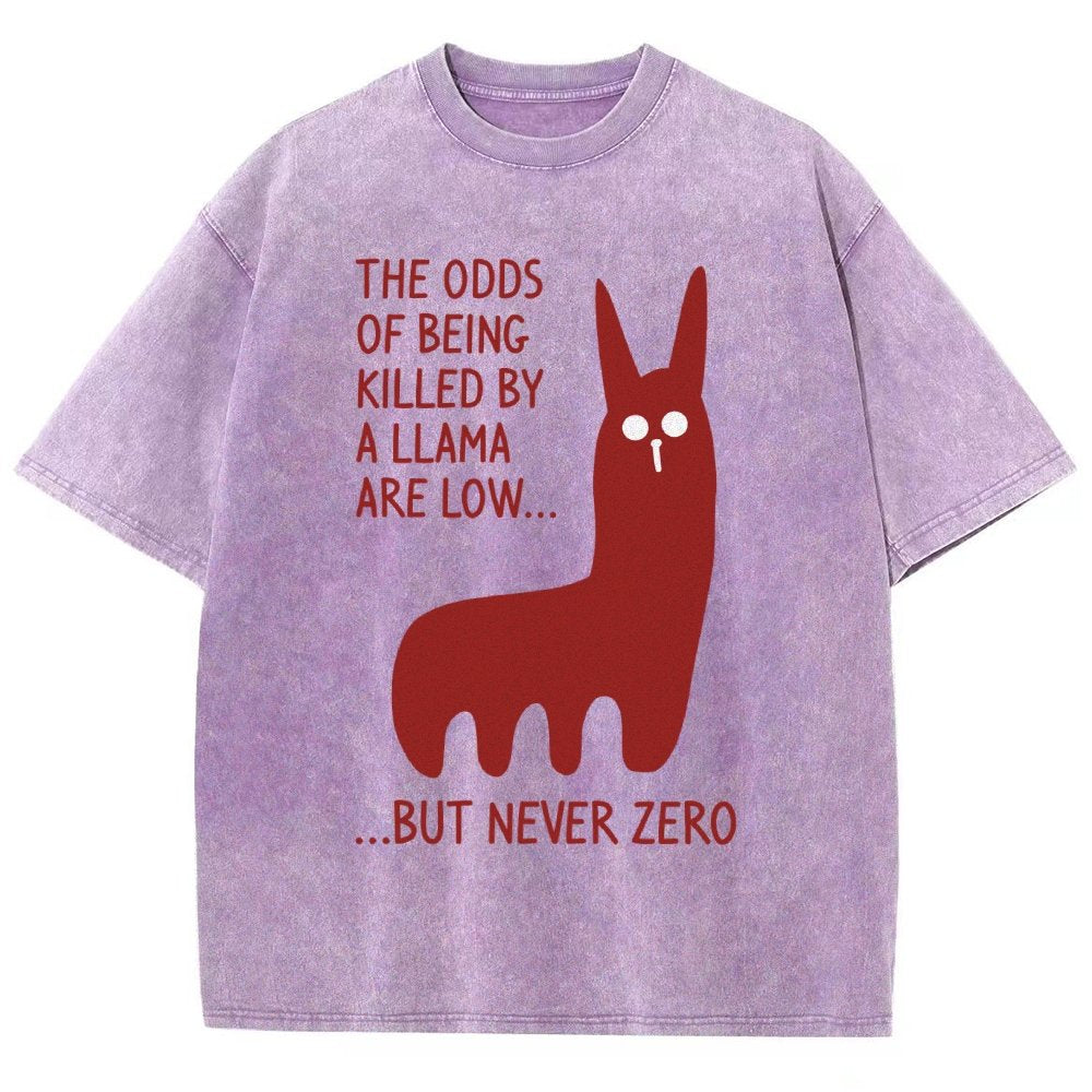 Killer Llama Vintage Distressed T-shirt