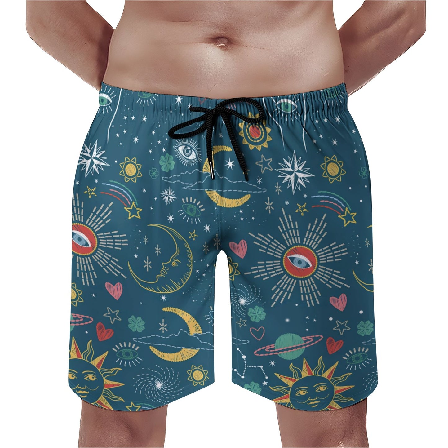 Sun God Symbol Geek Shorts