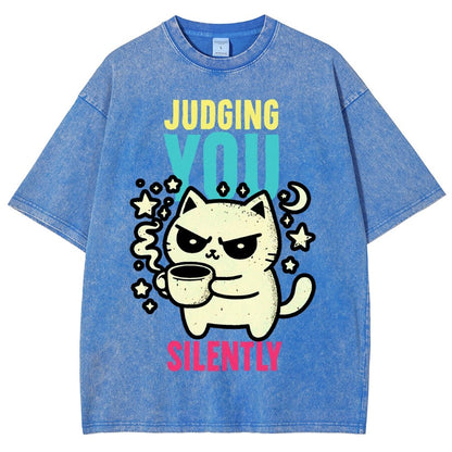 Judging You Vintage Distressed T-shirt
