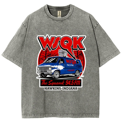 WSQK Elmwood Vintage Distressed T-shirt