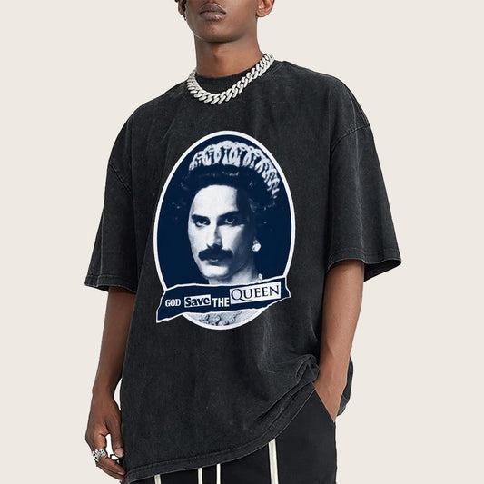 God Save The Queen Vintage Distressed T-shirt