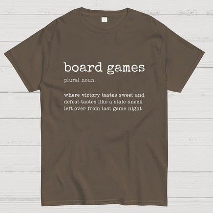 Board Games Definition Geeky T-Shirt