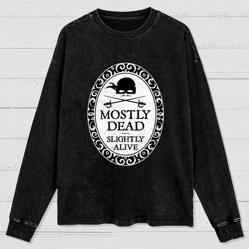 Mostly Dead Washed Long Sleeve Tee