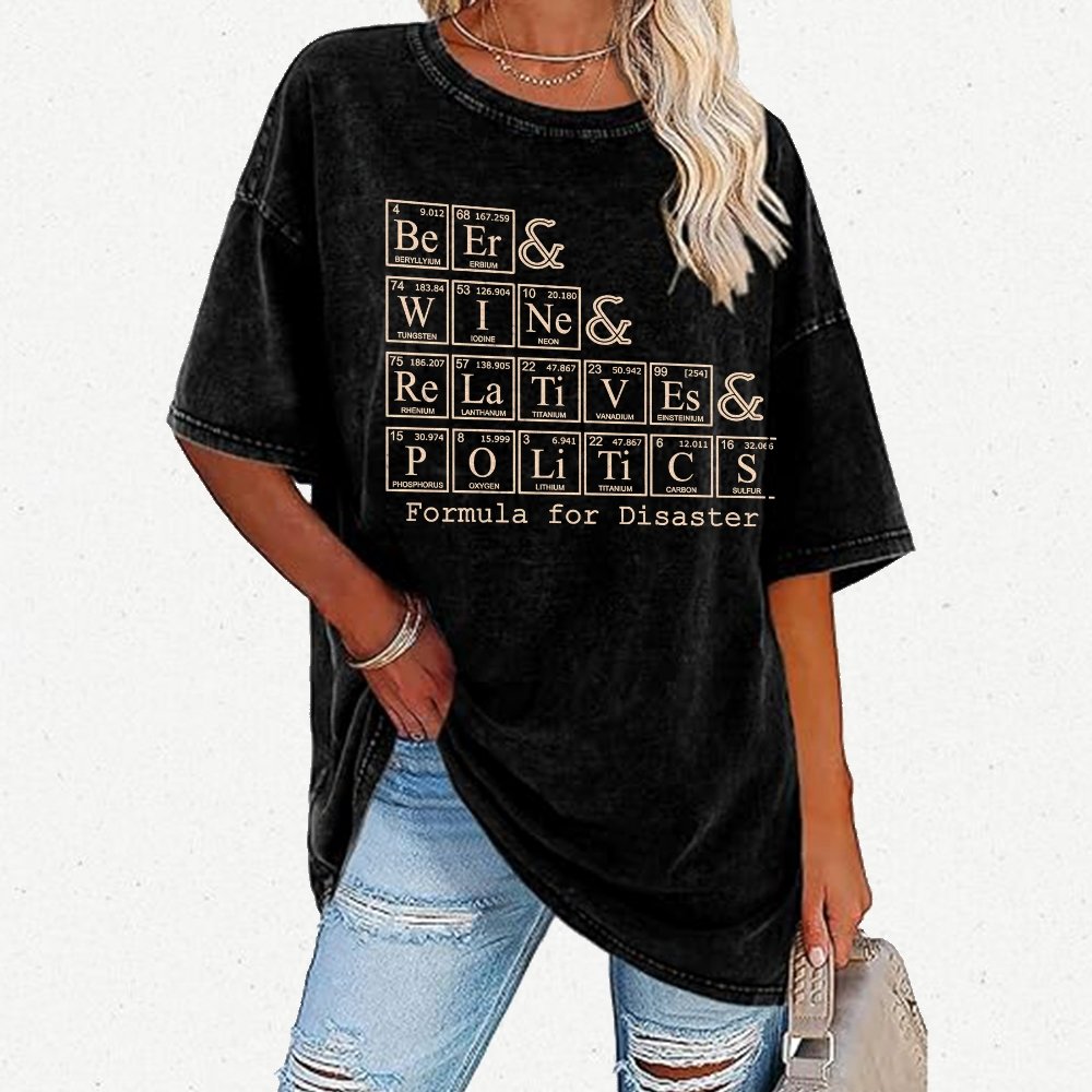 Formula For Disaster Vintage Distressed T-shirt
